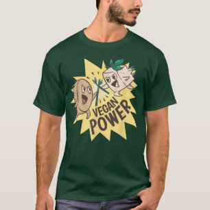 Vegan Power Vegetarian Plant Muscle Bodybuilding W T Shirt