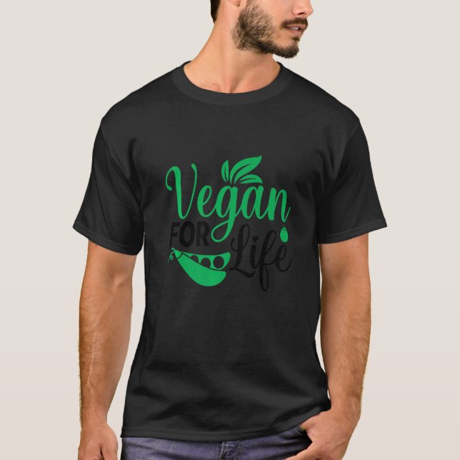 Vegan Power Veggie Vegan Healthy Muscle Vegetaria T Shirt (Framsida)