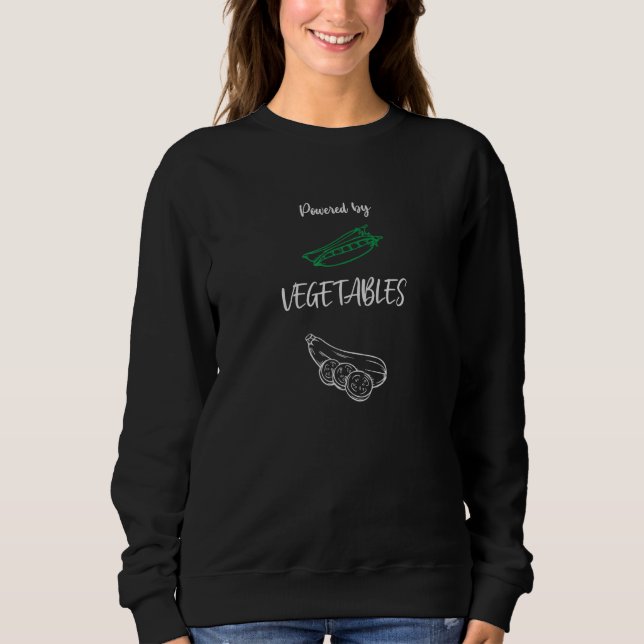 Vegan Powered by Vegetables Cucumber 1 T Shirt (Framsida)