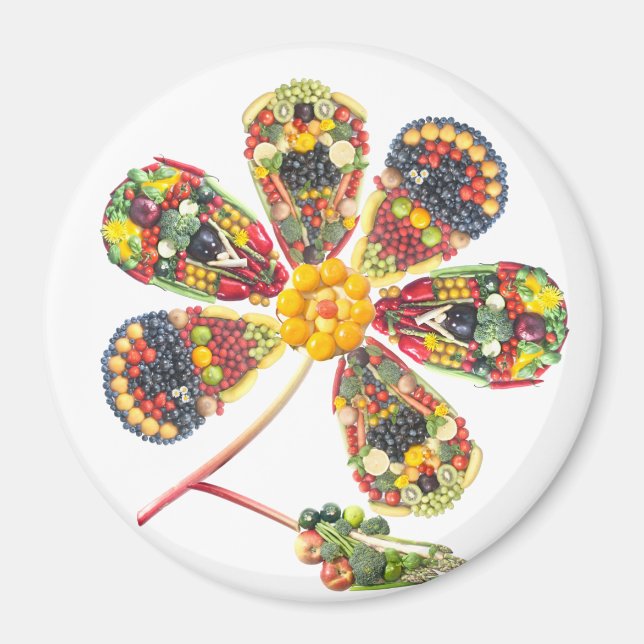 VEGAN PowerFlower Magnet (Framsidan)