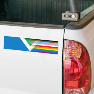 Vegan-Pridet LGBTQ Bildekal