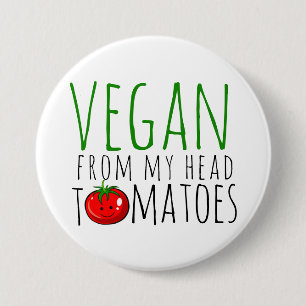 Vegan Pun Button Knapp