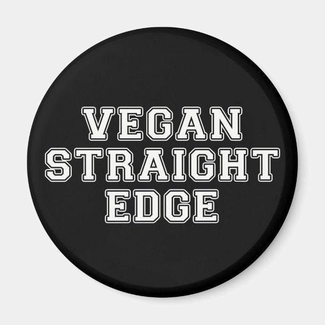 Vegan Raka Kant Magnet (Framsidan)