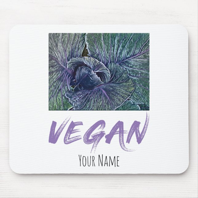 Vegan Red Cabbage-Vintage Musmatta (Framsidan)