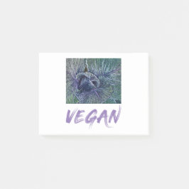 Vegan Red Cabbage-Vintage Post-it Block