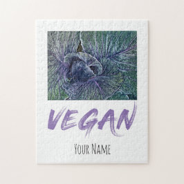 Vegan Red Cabbage-Vintage Pussel