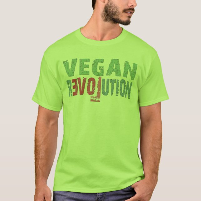 VEGAN rEVOLution -..- Tröja (Framsida)
