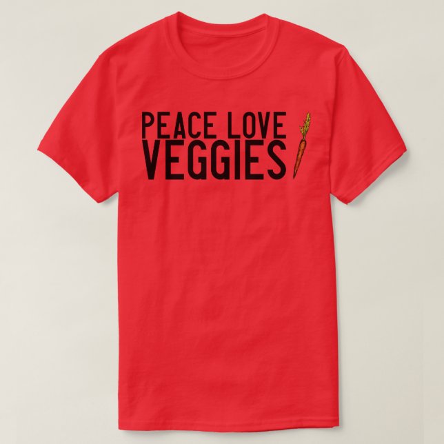 Vegan rot Gift 4 T Shirt (Design framsida)