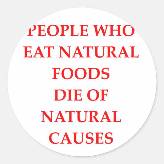 vegan runt klistermärke (Framsida)