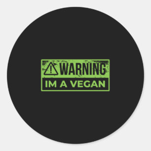 Vegan Runt Klistermärke