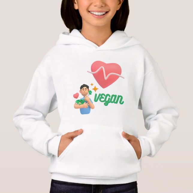vegan, sallad pojke t shirt (Framsida)
