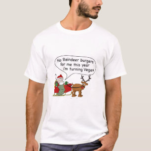 Vegan Santa T Shirt