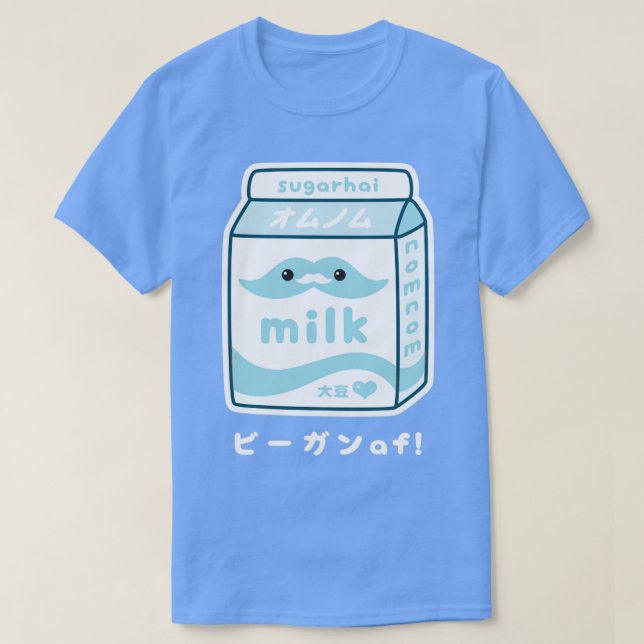 Vegan Soy Mjölk T Shirt (Design framsida)