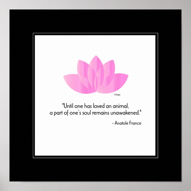 Vegan, Spara och djur - Väggdekan Poster (Framsidan)