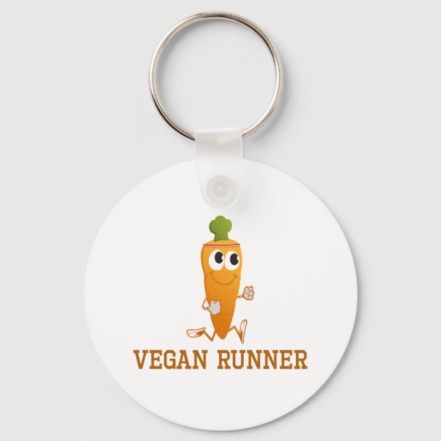 Vegan Springer Carrot Nyckelring (Framsida)