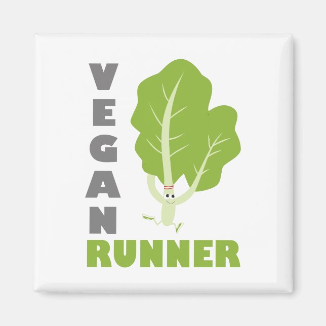 Vegan Springer - Kale Magnet (Framsidan)