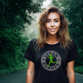 Vegan Springer, Vintage Grönt T Shirt