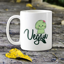 Vegan, svamp kaffemugg