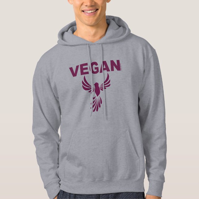 Vegan Sweatshirt Med Luva (Framsida)