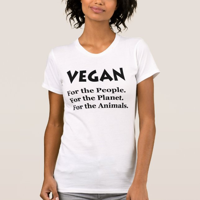Vegan T-shirt (Framsida)