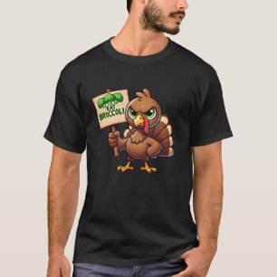Vegan Thanksgiving Eat Broccoli Turkey Vegetarian T Shirt