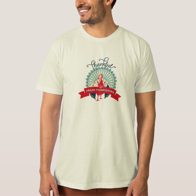 Vegan Thanksgiving Tee - Manar Organic (Framsida)
