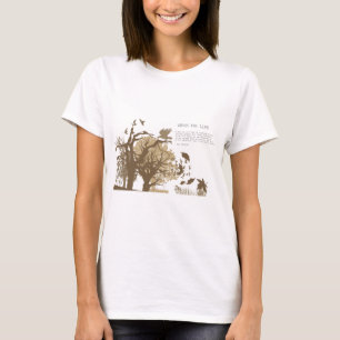 Vegan - Tolstoy citationstecken Tee Shirt