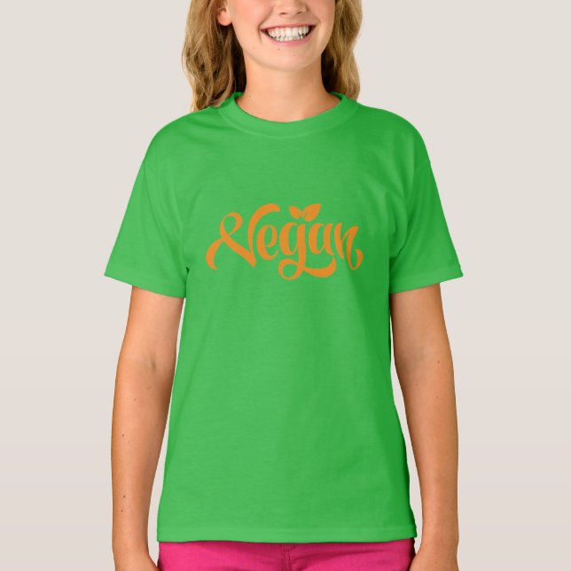 Vegan tshirt t shirt (Framsida)