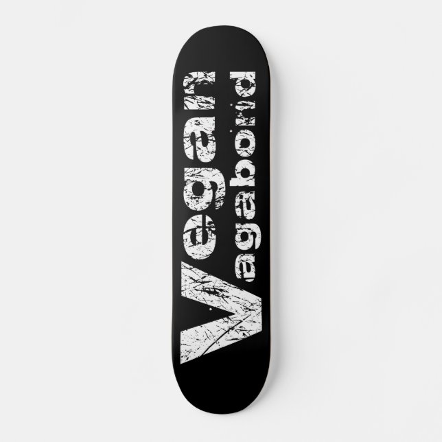 Vegan Vagabond Mini Skateboard Bräda 18,5 Cm (Framsida)