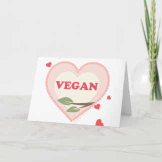 Vegan Valentines day Helgkort