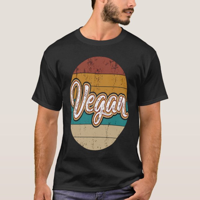Vegan vegan vegan friska muskelvegetarian natura t shirt (Framsida)