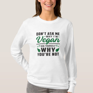 Vegan Veganism Animal Högers Veggie Gift Idea T Shirt