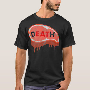 Vegan Veganism Dödsanläggning baserad på Diet Seit T Shirt