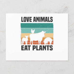 Vegan Veganism Meatless Vegan Life Vykort