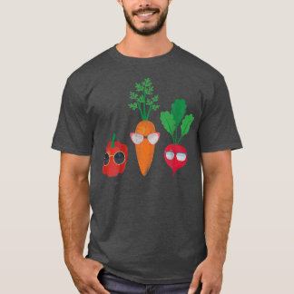 Vegan Vegetables Veggies Vegetarian Veganism Distr T Shirt
