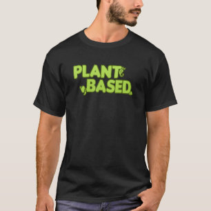 Vegan Vegetarian Food Vegans Plant Based Grönt Vin T Shirt