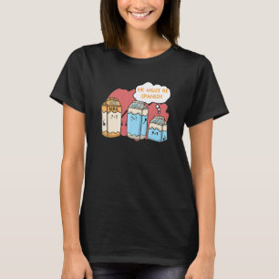 Vegan Vegetarian Food Vegans Soy Mjölk måste spänn T Shirt