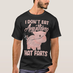Vegan Vegetarian Funny Anti-Kött Eater Plant Based T Shirt