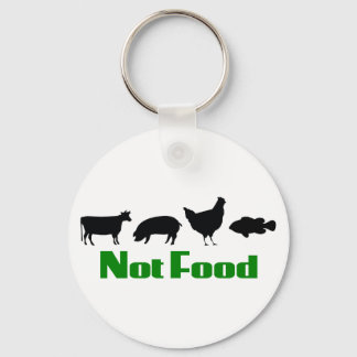 Vegan/Vegetarian, inte mat Nyckelring