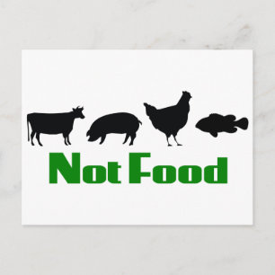 Vegan/Vegetarian, inte mat Vykort