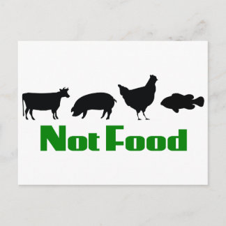 Vegan/Vegetarian, inte mat Vykort
