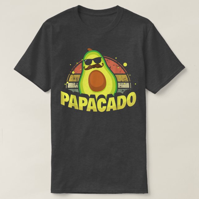 Vegan Vegetarian Keto Diet Avocado Älskare Papaca T Shirt (Design framsida)