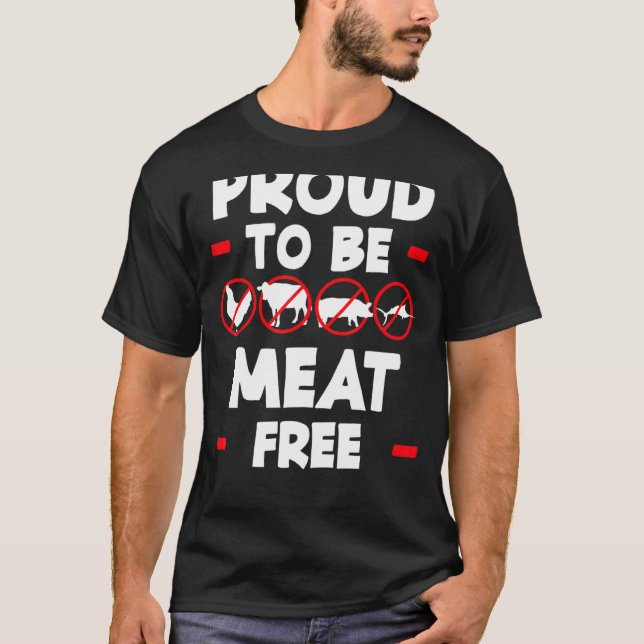 Vegan Vegetarian Lifestyle Plant Based Eater Kött T Shirt (Framsida)