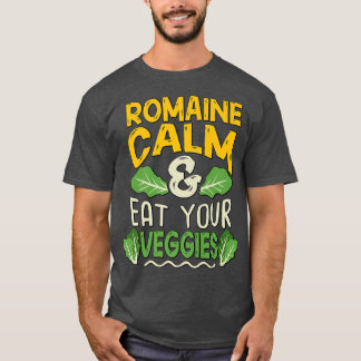 Vegan Vegetarian Romaine Lugn Pun 1713 T Shirt