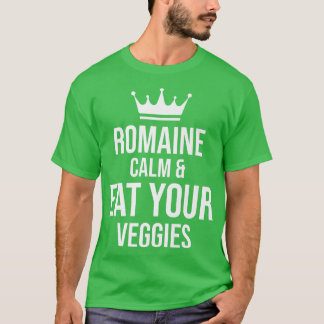 Vegan Vegetarian Romaine Lugn Pun 1714 T Shirt
