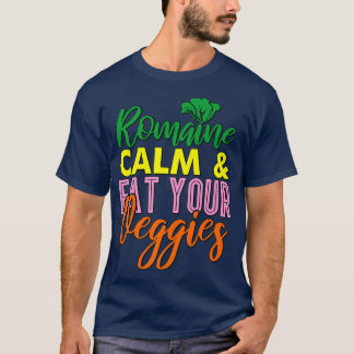 Vegan Vegetarian Romaine Lugn Pun 1716 T Shirt