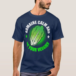 Vegan Vegetarian Romaine Lugn Pun 1719 T Shirt