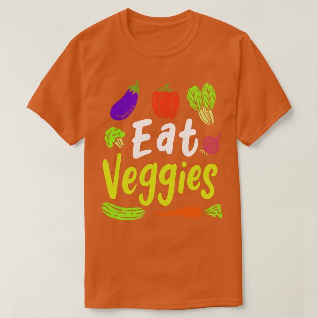 Vegan Vegetarian T Shirt (Design framsida)