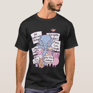Vegan vegetarian tunna vegan säger: t shirt