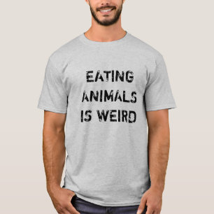 Vegan   Vegetarian   Utsäde av djur är Konstig T Shirt
